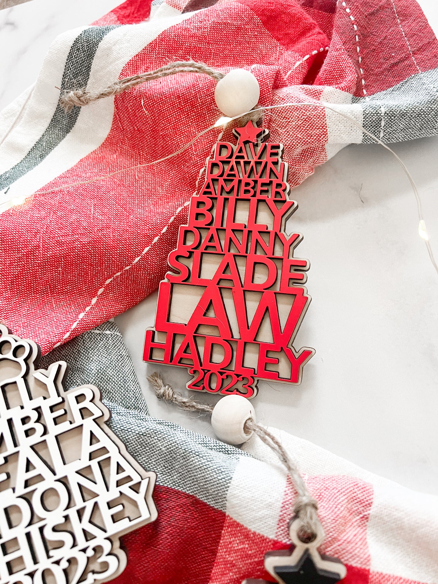 Family Tree Christmas Ornament