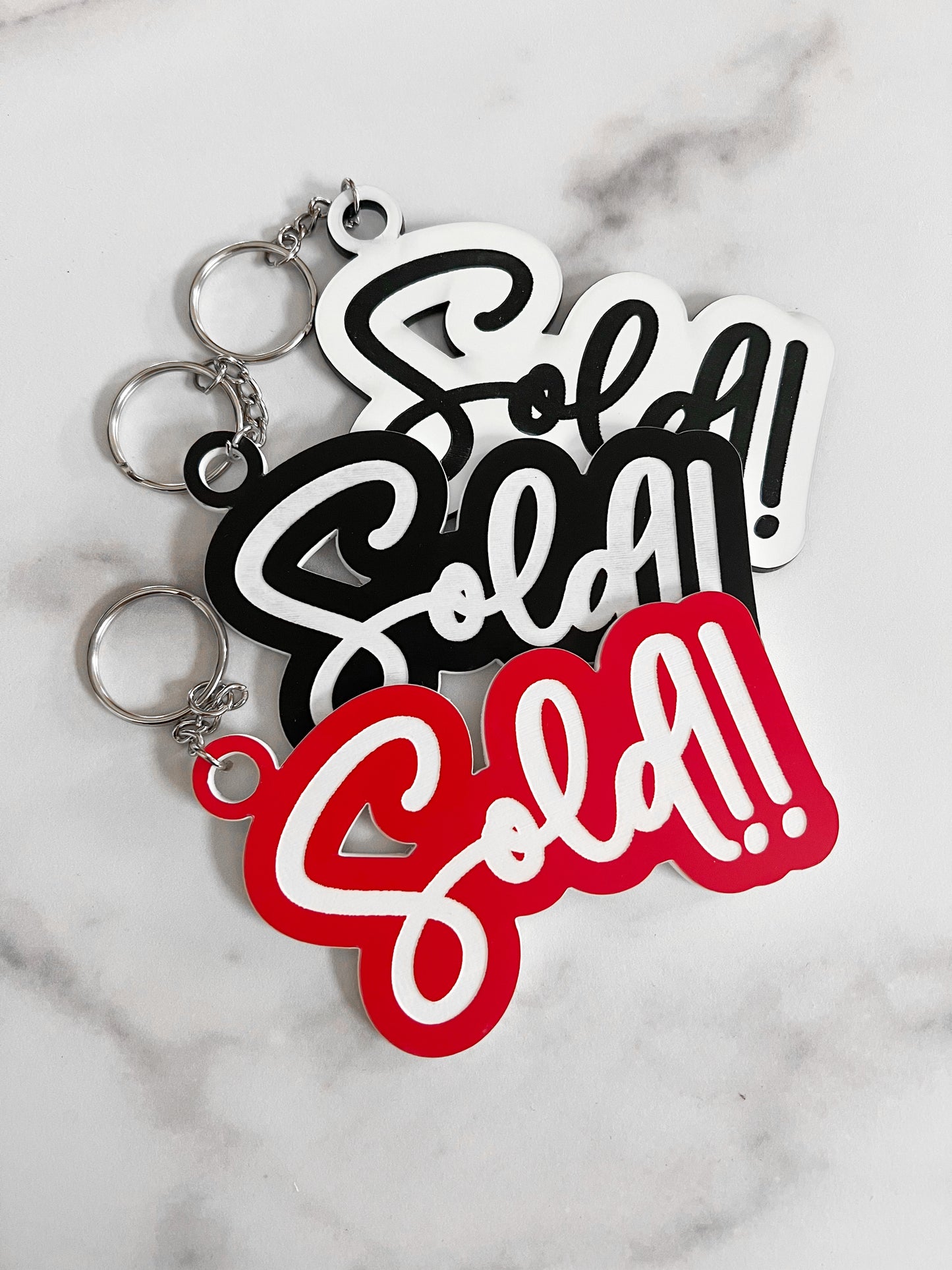 Sold Keychain