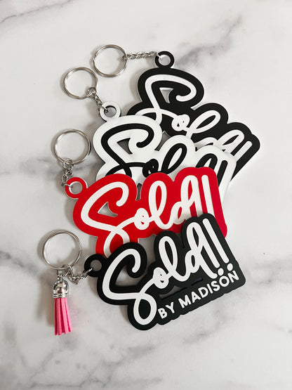 Sold Keychain