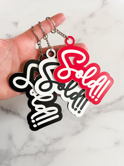 Sold Keychain