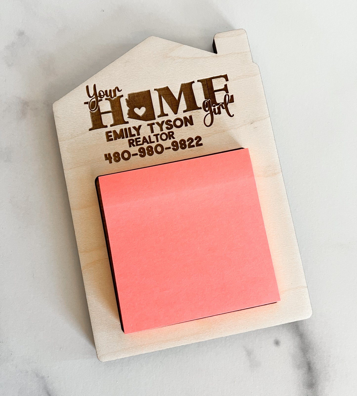 Personalized/Logo Sticky Note Holder