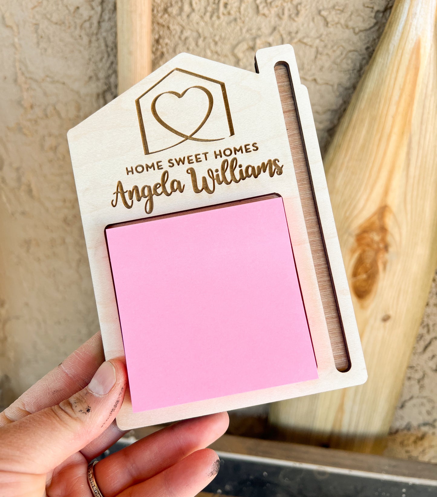 Personalized/Logo Sticky Note Holder