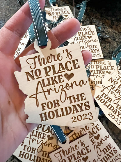 No Place like Arizona Christmas Ornaments