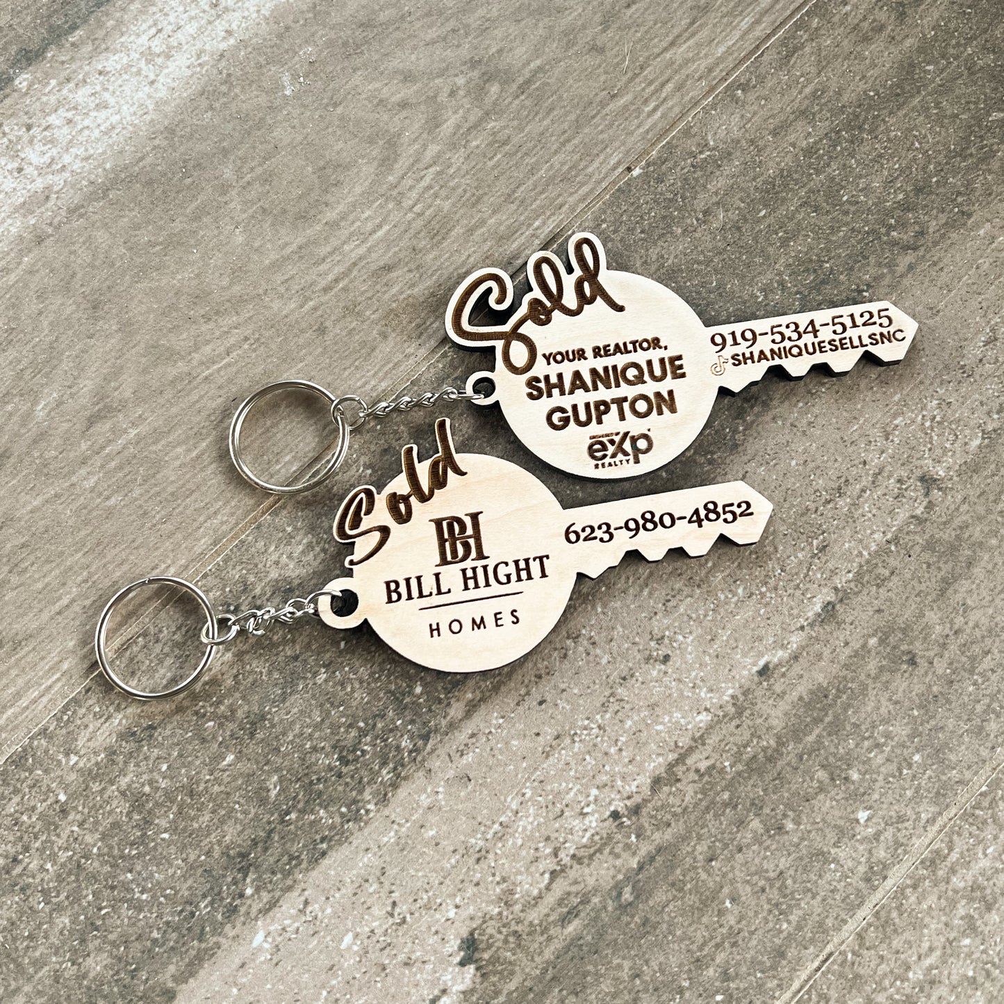 Realtor Sold Key Keychain