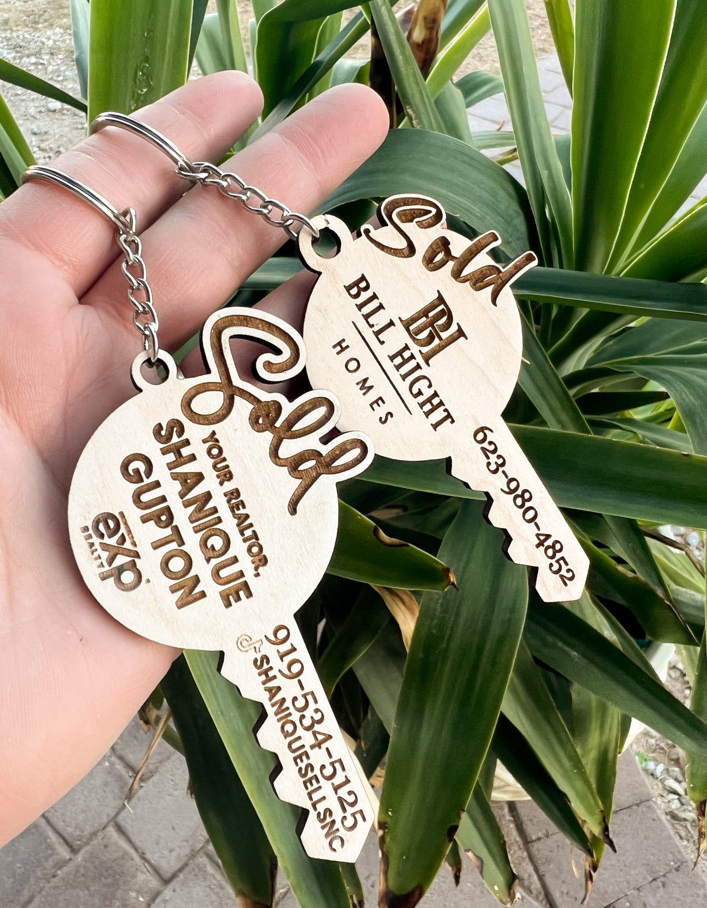 Realtor Sold Key Keychain