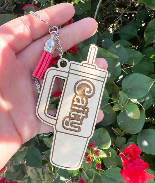 Trendy Tumbler Keychain