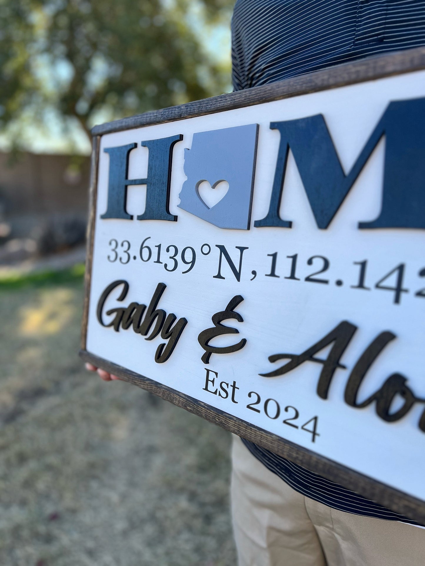 Home Coordinates Family Name Sign