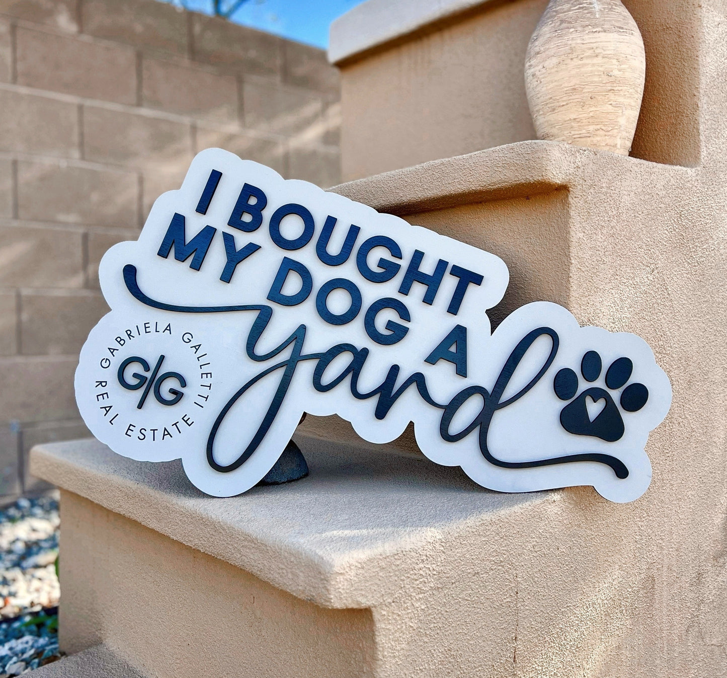 Bought My Dog a House Photo Prop