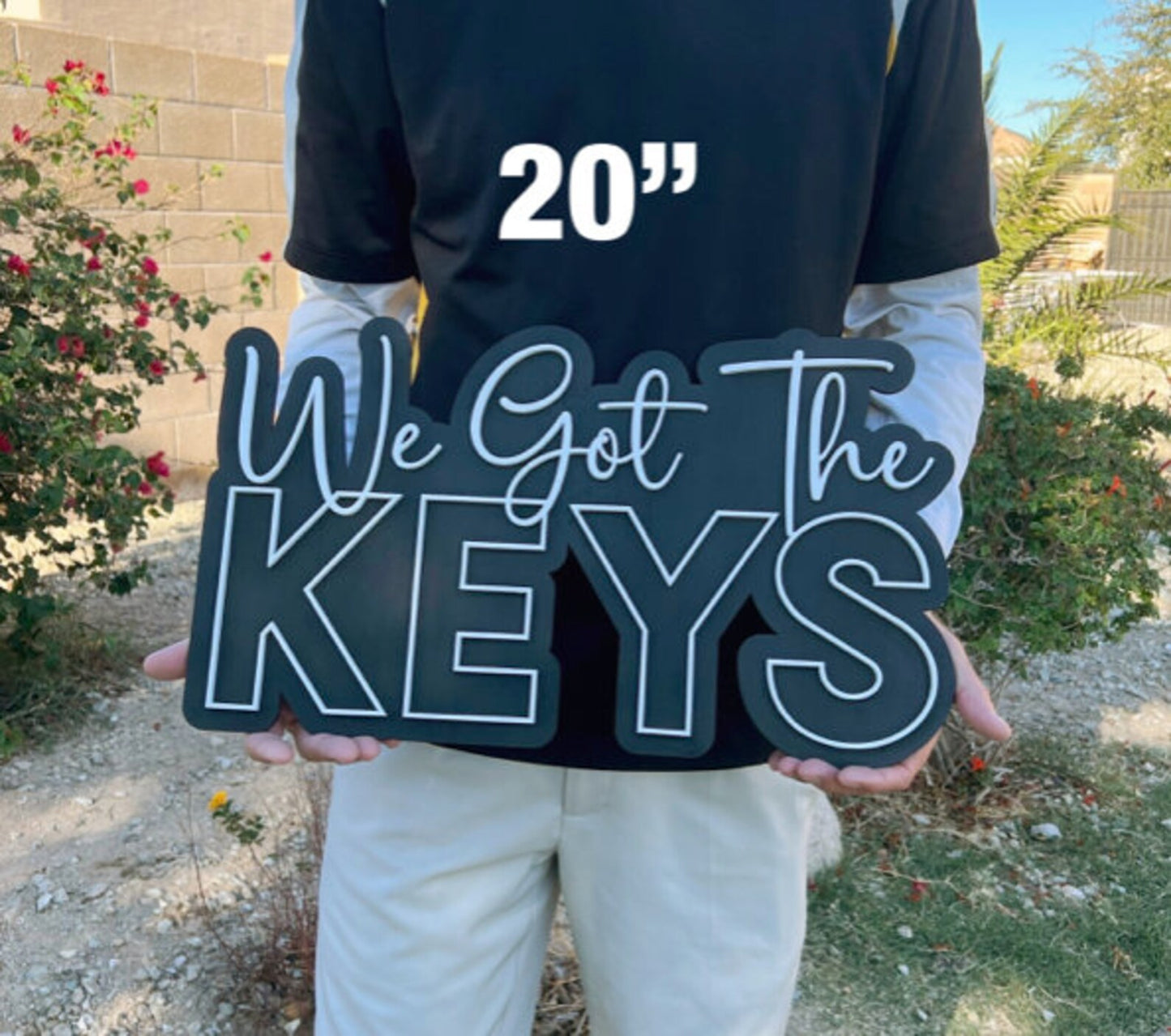 We Got the Keys Closing Day Photo Prop