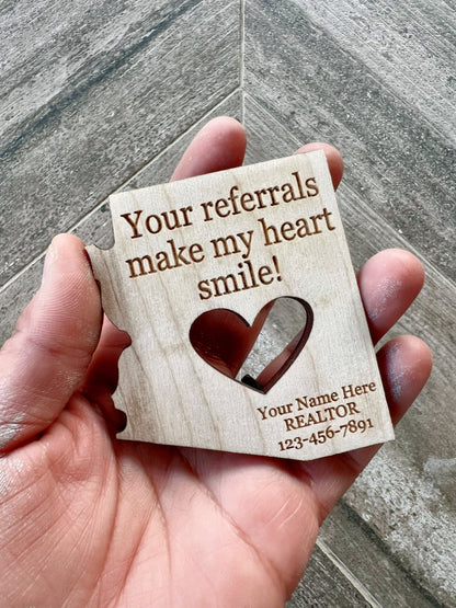 Referral and Home Sweet Home Refrigerator Magnets