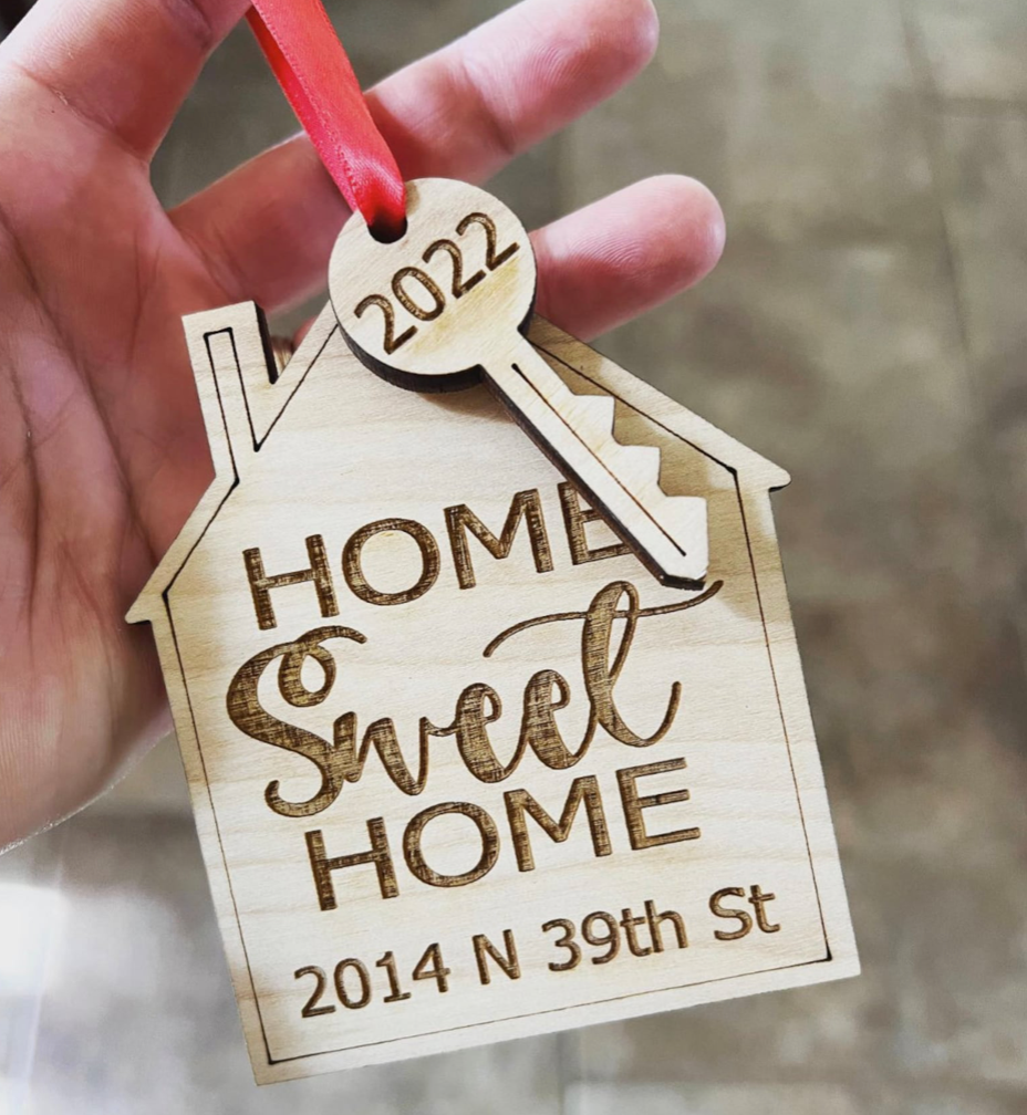 Unbranded Home Sweet Home Christmas Ornament