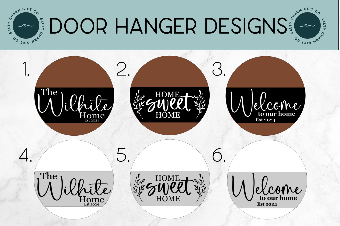 Family Name Door Hanger